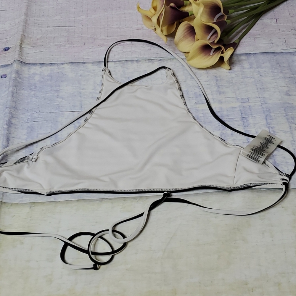 One Teaspoon Tank Style Striped Bikini Top - Picture 6 of 8